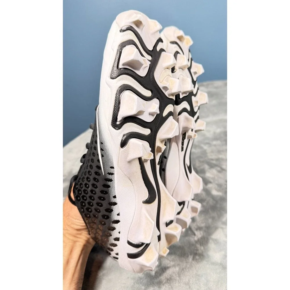 Nike Vapor Ultrafly Mens 8.5 Baseball Cleats Black White Molded